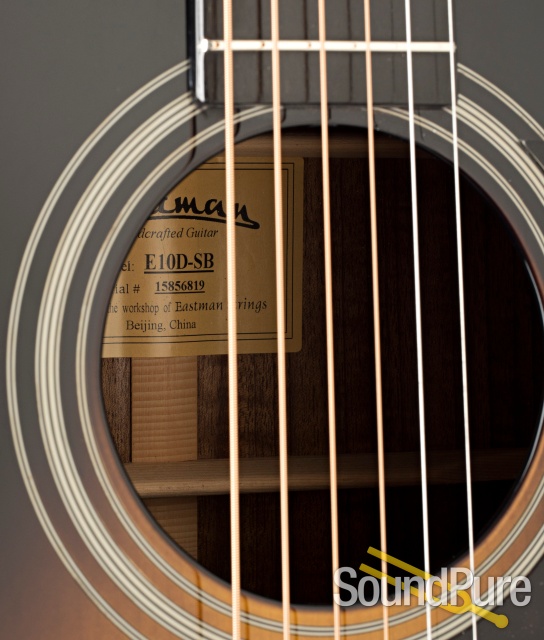 Eastman E10D-SB Addy/Mahogany Acoustic Guitar #15856819 — image 6