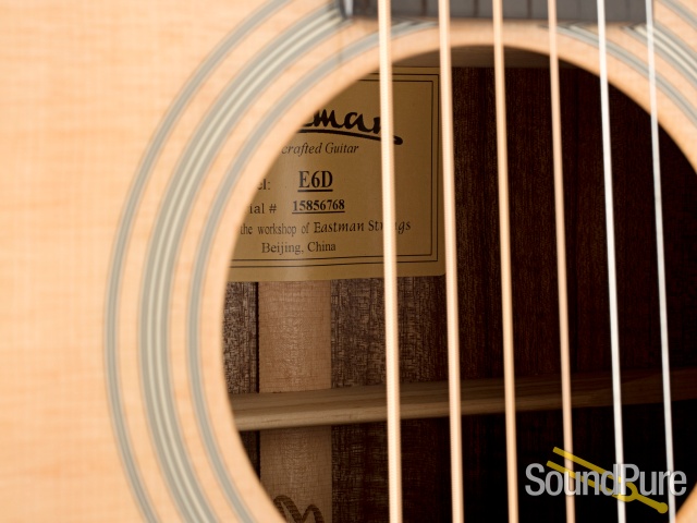Eastman E6D Sitka/Mahogany Dreadnought Acoustic #15856768 — image 6