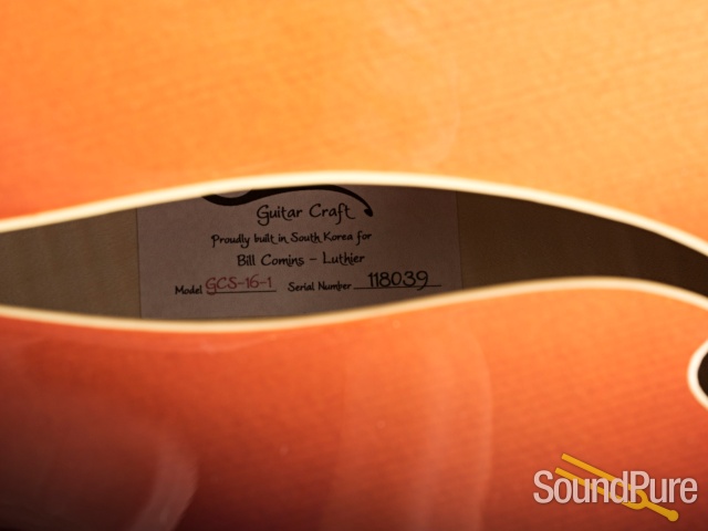 Comins GCS-16-1 Spruce/Maple Autumn Burst Archtop #118039 — image 2