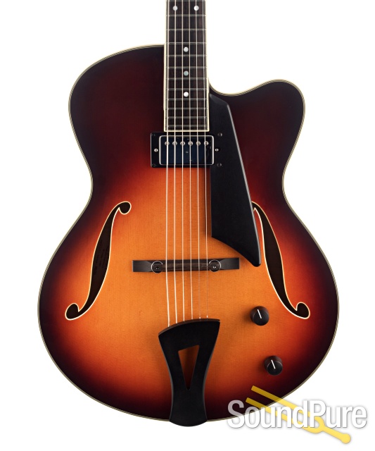 Comins GCS-16-1 Spruce/Maple Autumn Burst Archtop #118039 — image 1