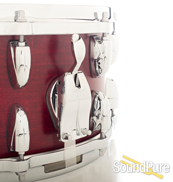 Gretsch 6.5x14 USA Custom Maple Snare Drum-Rosewood Satin — image 6