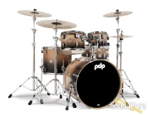 PDP 5pc Concept Maple Drum Set by DW-Natural Charcoal Fade