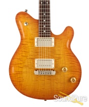 Michael Tuttle Carve Top Deluxe Iced Tea Burst Electric #21 Michael Tuttle Carve Top Deluxe Iced Tea Burst Electric #21