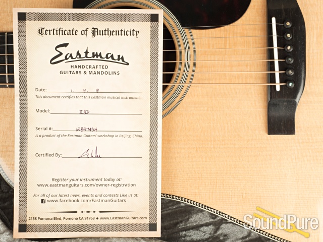 Eastman E8D Sitka/Rosewood Acoustic Guitar #15857434 — image 6