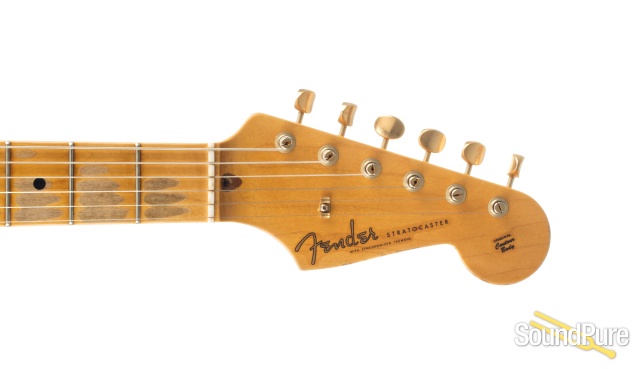Fender '50s Strat Relic Moss Green Guitar #CZ523404 - Used — image 2