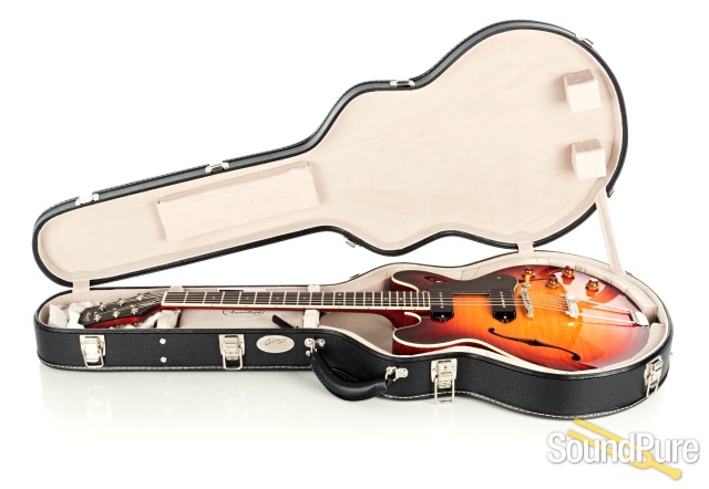 Collings I-30 LC Dark Cherry SB ThroBak P90 Electric #18155 — image 6
