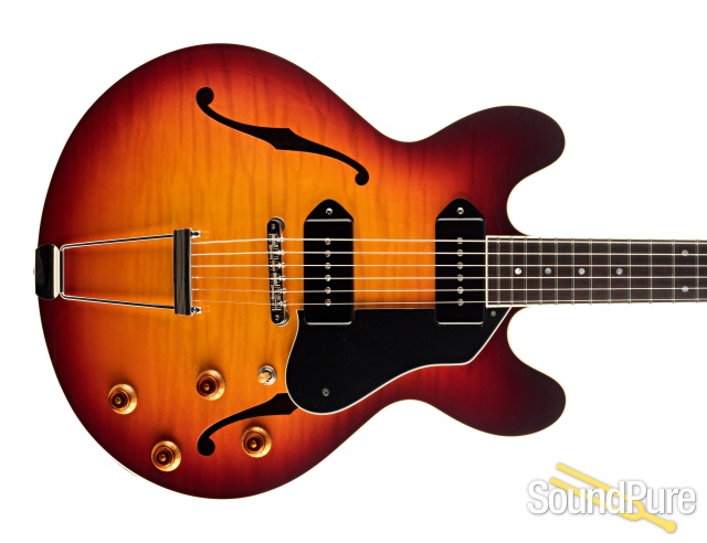 Collings I-30 LC Dark Cherry SB ThroBak P90 Electric #18155 — image 9
