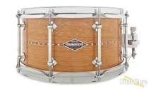 Craviotto 6.5x14 Mahogany Custom Snare Drum with Inlay-BB