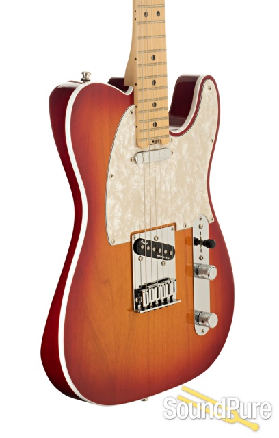 Fender American Elite Tele Cherry Burst #US16126554 - Used — image 5