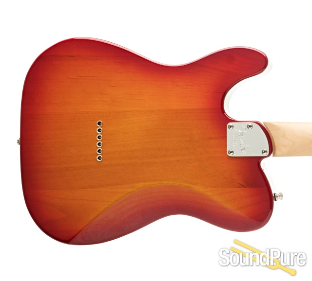Fender American Elite Tele Cherry Burst #US16126554 - Used — image 7
