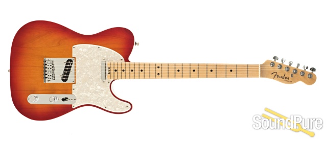 Fender American Elite Tele Cherry Burst #US16126554 - Used — image 8