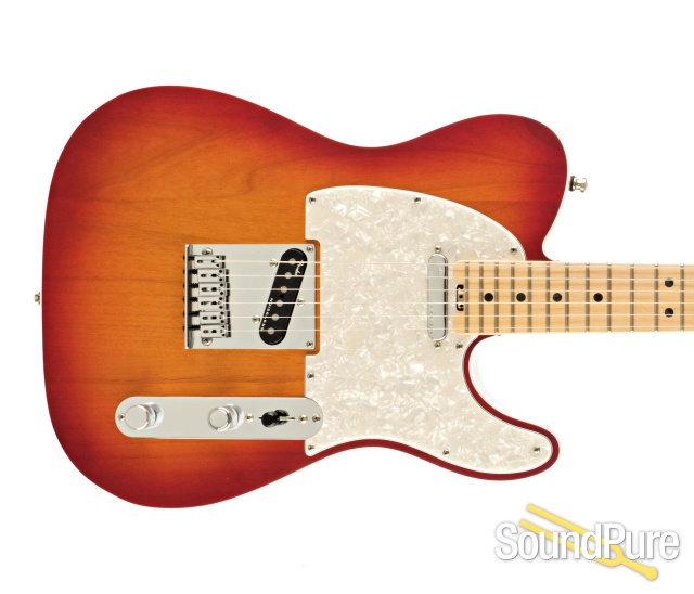 Fender American Elite Tele Cherry Burst #US16126554 - Used — image 9