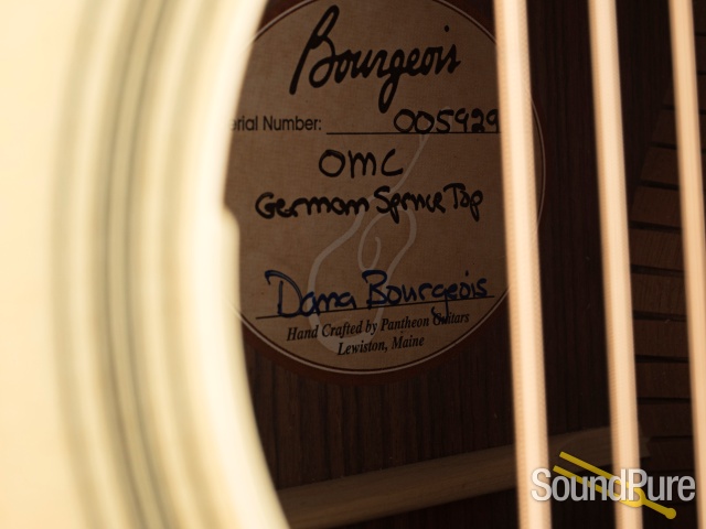 Bourgeois OMC IRW/German Spruce Acoustic #5929 - Used — image 3
