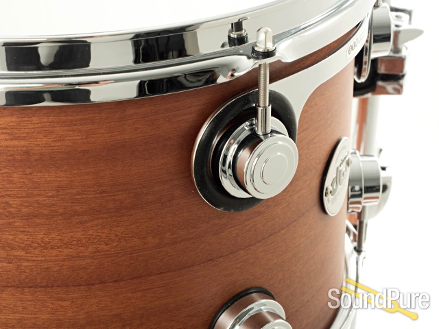 DW 3pc Collectors Series Spruce/Mahogany Drum Set - Natural — image 3