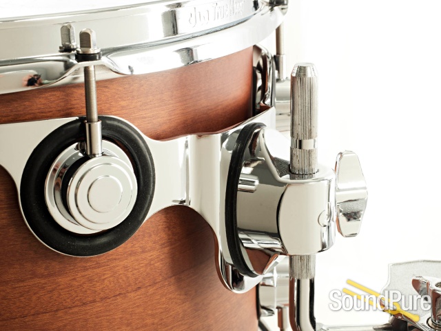 DW 3pc Collectors Series Spruce/Mahogany Drum Set - Natural — image 6