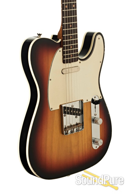 Mario Guitars T-Style Double Bound Sunburst #219402 — image 3
