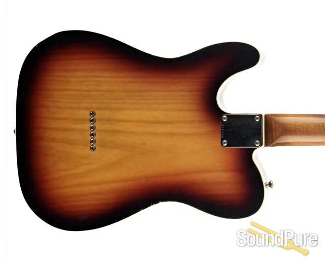 Mario Guitars T-Style Double Bound Sunburst #219402 — image 6