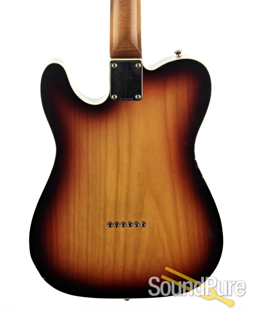 Mario Guitars T-Style Double Bound Sunburst #219402 — image 9
