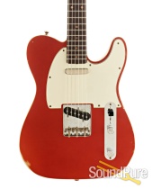 Mario Guitars T-Style Double Bound Candy Apple Red #219403