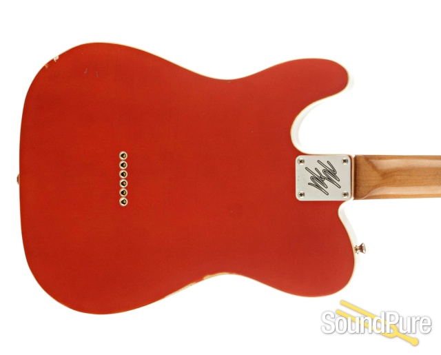 Mario Guitars T-Style Double Bound Candy Apple Red #219403 — image 6