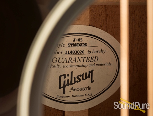 Gibson 2013 J-45 Standard Sitka/Mahogany #11483026 - Used — image 2