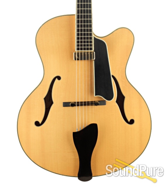 Eastman AR810CE-BD Blonde Archtop #3480 - Used — image 1