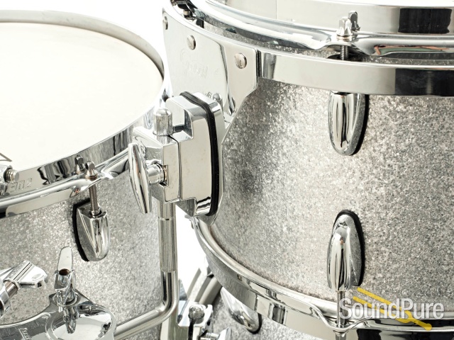 Gretsch 5pc Brooklyn Series Drum Set-Silver Sparkle — image 3