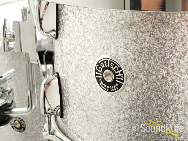 Gretsch 5pc Brooklyn Series Drum Set-Silver Sparkle — image 4