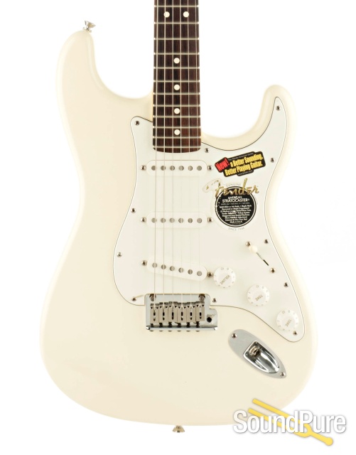 Fender American Stratocaster Olympic White #Z6110150 - Used — image 1