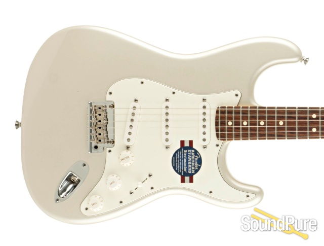 Fender American Std Strat Blizzard Pearl #US11124755 - Used — image 6