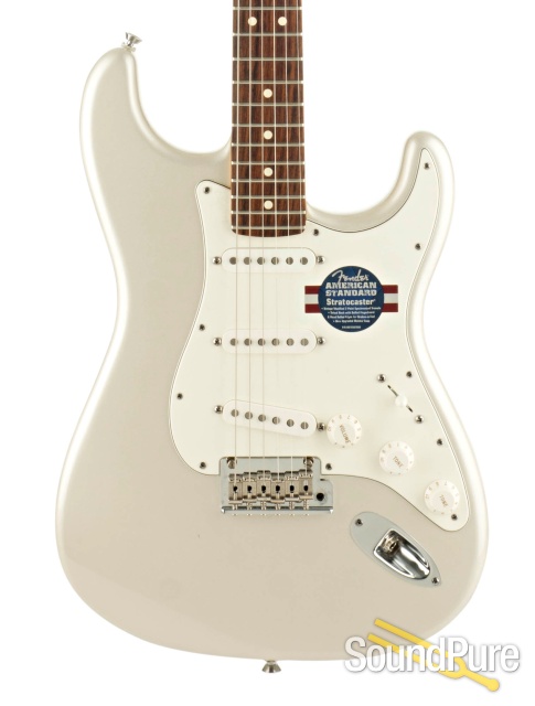 Fender American Std Strat Blizzard Pearl #US11124755 - Used — image 1