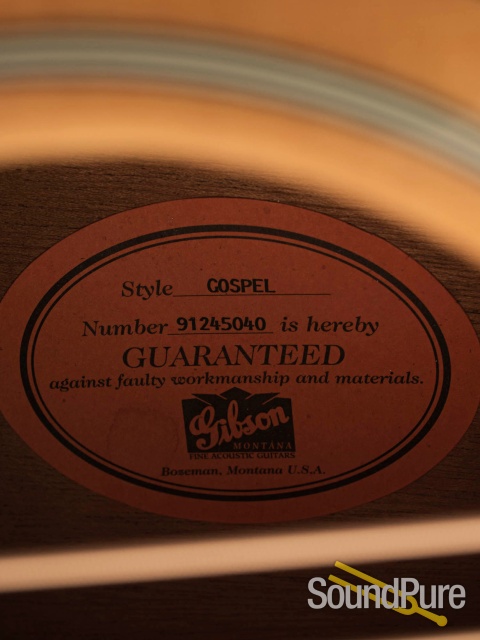Gibson 1994 Gospel Sitka/Mahogany #91245040 - Used — image 2