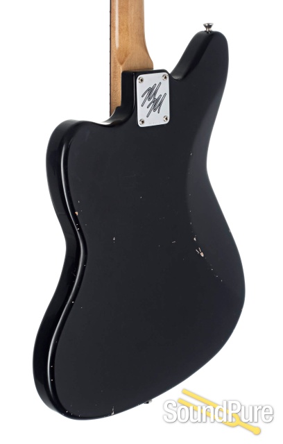 Mario Guitars Jag-Style Black Medium Relic #319412 — image 3