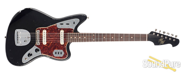 Mario Guitars Jag-Style Black Medium Relic #319412 — image 9