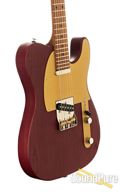 Suhr Andy Wood Signature Modern T Iron Red Electric #JS1W7M — image 2