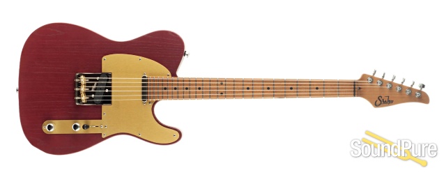 Suhr Andy Wood Signature Modern T Iron Red Electric #JS1W7M — image 8
