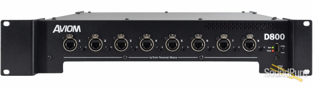 Aviom D-800 A-Net Distributor w/ Dante — image 1