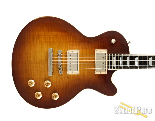 Eastman SB59/V-GB Antique Gold Burst Guitar #12751698 — image 10