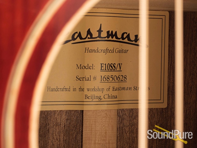 Eastman E10SS/V Addy/Mahogany Acoustic #16850628 — image 3