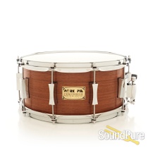 Pork Pie 6.5x14 Maple Snare Drum-Quartered Mahogany Veneer Pork Pie 6.5x14 Maple Snare Drum-Quartered Mahogany Veneer