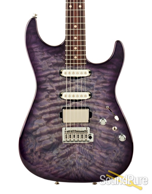 Anderson Drop Top Abalone to Trans Purple Burst #02-27-19A — image 1