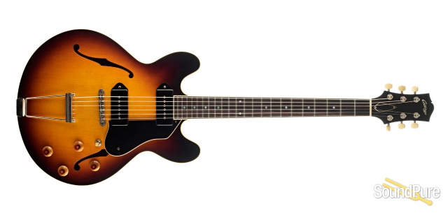 Collings I-30 LC Aged Tobacco SB ThroBak P90 Electric #18162 — image 8
