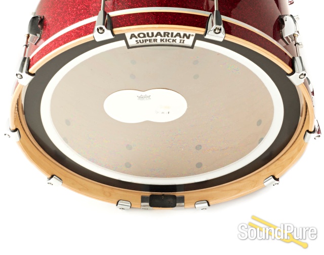 Pearl 5pc Masters Studio BSX Birch Drum Set-Red Glass — image 3