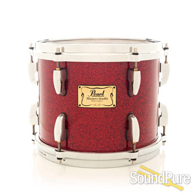 Pearl 5pc Masters Studio BSX Birch Drum Set-Red Glass — image 8
