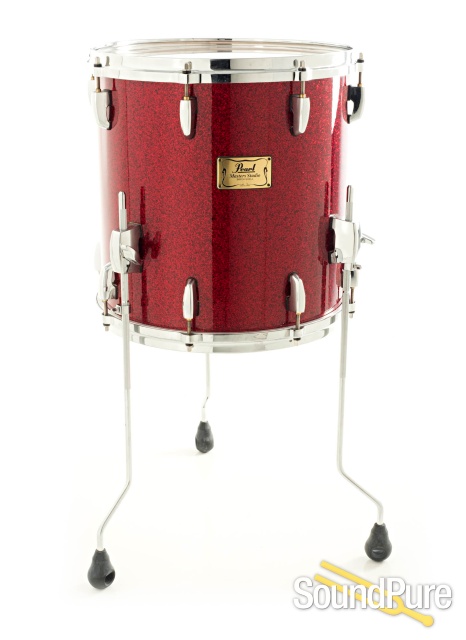 Pearl 5pc Masters Studio BSX Birch Drum Set-Red Glass — image 10
