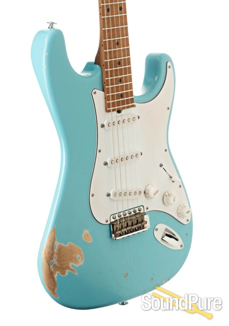 Suhr Classic S Antique Daphne Blue Electric #JS7T8P — image 2