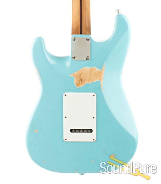 Suhr Classic S Antique Daphne Blue Electric #JS7T8P — image 6