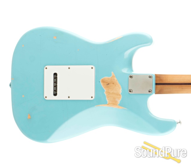 Suhr Classic S Antique Daphne Blue Electric #JS7T8P — image 7