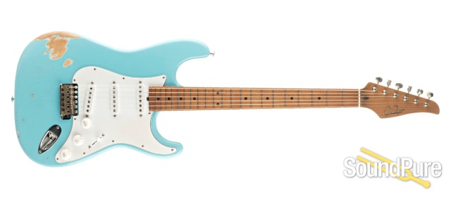 Suhr Classic S Antique Daphne Blue Electric #JS7T8P — image 8