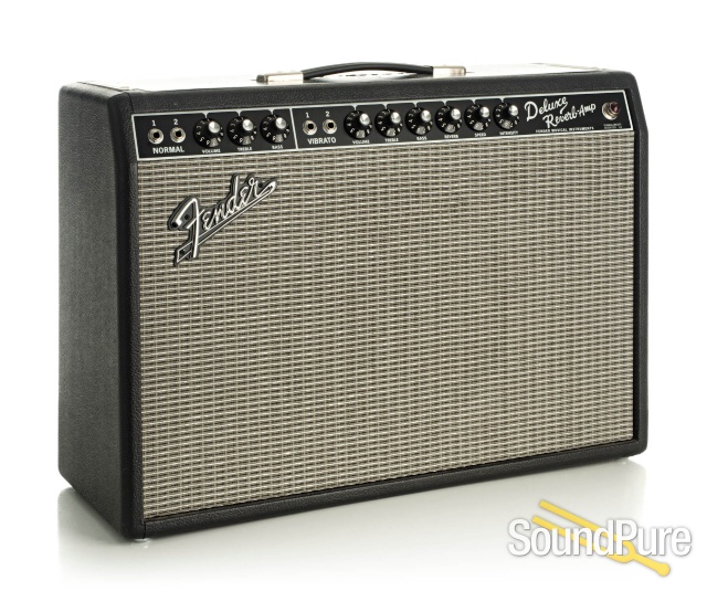 Fender '65 Deluxe Reverb Reissue 22w Guitar Amp - Used — image 3